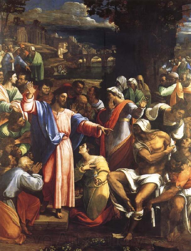 Sebastiano del Piombo The Raising of Lazarus Spain oil painting art